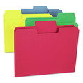 File Folders | Smead 11987 1/3-Cut Tabs Assorted Letter Size 0.75 in. Expansion SuperTab Colored File Folders - Assorted (100/Box) image number 0
