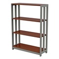 Office Desks & Workstations | Linea Italia LITTR735CH Trento Line 31.5 in. x 11.5 in. x 43.25 in. 4 Shelf Bookcase - Cherry image number 0