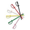Cutlery | AmerCareRoyal RPP RP147 3.25 in. Plastic Sword Picks - Assorted Colors (10000/Carton) image number 2