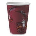 Just Launched | SOLO 412SIN-0041 12 oz. Paper Bistro Design Hot Drink Cups - Maroon (1000/Carton) image number 0