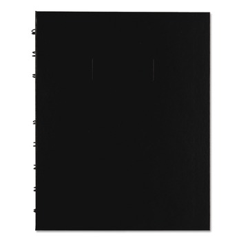 Blueline A44C.81 96-Sheets 9.25 in. x 7.25 in. Data/Lab-Record Format with Narrow and Quadrille Rule Sections NotePro Quad Notebook - Black Cover