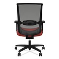 Office Chairs | HON HONCMY1ACU67 Supports Up to 275 lbs. Convergence Mid-Back Task Chair with Synchro-Tilt and Seat Glide - Red Seat, Black Back/Base image number 3