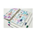 Pens | Zebra 69012 0.6 mm Retractable Fine ClickArt Porous Point Pen - Assorted Ink/Barrel Colors (12/Pack) image number 4