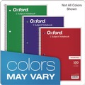 Notebooks & Pads | Oxford 65161 11 in. x 8.5 in. Sheets 3-Hole Punch Medium/College Rule Coil-Lock Wirebound Notebook - Randomly Assorted Cover Color image number 1