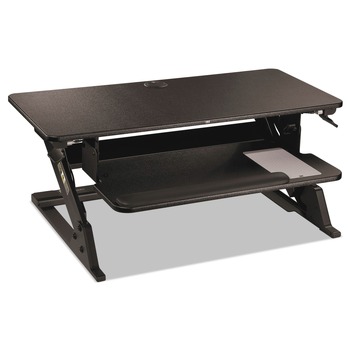 OFFICE FURNITURE AND LIGHTING | 3M SD60B 35.4 in. x 22.2 in. x 6.2 in. to 20 in. Precision Standing Desk - Black
