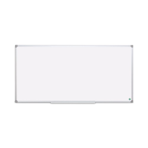 White Boards | MasterVision CR1520790 Earth 48 in. x 96 in. Dry Erase Board - White/Silver image number 0