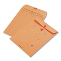 Envelopes & Mailers | Quality Park QUA63462 9 x 12 31-Entries String/Button Interoffice Envelope - Brown Kraft (100/Carton) image number 1