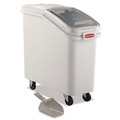 Just Launched | Rubbermaid Commercial FG360088WHT 20.57 Gallon 13-1/8 in. x 29-1/4 in. x 28 in. ProSave Mobile Ingredient Bin - White image number 0