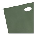 File Folders | Smead 64318 1.75 in. Capacity 1 Section Hanging Pockets with Full-Height Gusset - Standard Green/Legal Size (25/Box) image number 2