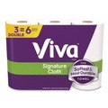 Paper Towels and Napkins | Viva 56530 5.1 in. x 11 in. 1-Ply Signature Cloth Choose-A-Sheet Kitchen Roll Paper Towels - White (8/Carton) image number 1