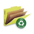File Folders | Smead 14064 2 in. Expansion Recycled Pressboard 6-Fastener Classification Folders - Letter Size/Yellow Exterior (10/Box) image number 5