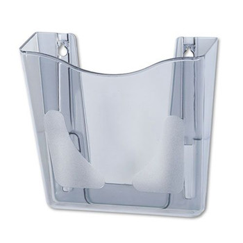 DESKTOP ORGANIZERS | Deflecto 63002 Euro-Style DocuPocket 10.25 in. x 4 in. x 10 in. A4/Legal/Letter/Magazine/Portfolio Size Portrait Wall File - Smoke