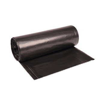 Boardwalk V8647EKKR01 19 Microns  43 in. x 47 in. 56 Gallon High-Density Can Liners - Black (150/Carton)