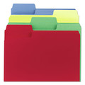 File Folders | Smead 11987 1/3-Cut Tabs Assorted Letter Size 0.75 in. Expansion SuperTab Colored File Folders - Assorted (100/Box) image number 3