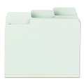 File Folders | Smead 14981 SuperTab 2 in. Expansion Letter Size Pressboard Fastener Folders with Two SafeSHIELD Fasteners - Gray-Green (25/Box) image number 0