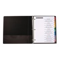Just Launched | Office Essentials 11679 Table 'n Tabs 11 in. x 8.5 in. 12-Tab Jan. to Dec. Dividers - Assorted (1-Set) image number 4