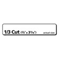 Labels | Avery 05366 0.66 in. x 3.44 in. Permanent TrueBlock File Folder Labels with Sure Feed Technology - White (30/Sheet, 50 Sheets/Box) image number 1