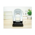 Staple Punches | PaperPro 2340 40-Sheet EZ Squeeze 2-Hole Punch - Black/Silver image number 3