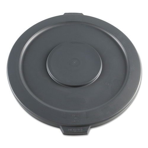 Just Launched | Boardwalk 1868182 Plastic Round Flat-Top Lid for 32 gal. Waste Receptacles - Gray image number 0
