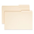 File Folders | Smead 15385 0.75 in. Expansion Guide Height Systems File Folders - Manila/Legal Size (100/Box) image number 0