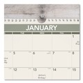 Bulletin Boards | AT-A-GLANCE PMG7728 12-Month (Jan to Dec): 2025 15 in. x 12 in. Unruled Blocks Recycled Wall Calendar - Sand/Green Sheets image number 2