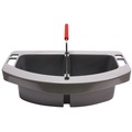 Cleaning Carts | Rubbermaid Commercial FG264900GRAY 2-Compartment 16 in. x 9 in. x 5 in. Maid Caddy - Gray image number 1