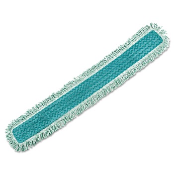 MOPS | Rubbermaid Commercial HYGEN FGQ44900GR00 48 in. Microfiber Dust Mop Heads With Fringe - Green