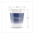 Cups and Lids | FLAVIA 25200058 12 oz Blue Band Flavia Logo Cold Cups - Clear/Blue (900/Carton) image number 2