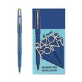 Pens | Pilot 11004 Razor Point Extra-Fine 0.3 mm Porous Point Pen - Blue Ink/Blue Barrel (1-Dozen) image number 1