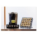 Desktop Organizers | Safco 3274BL 12.5 in. x 11.25 in. x 3.25 in. 5 Compartments One Drawer Hospitality Organizer - Black image number 8