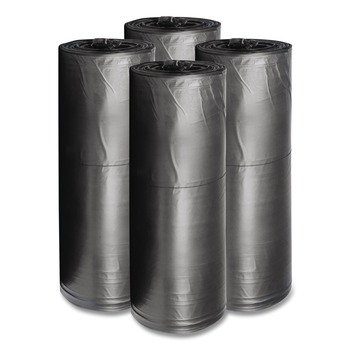 Boardwalk H7658HKKR01 38 in. x 58 in. 60 gal. 0.65 mil Low-Density Can Liners - Black (100/Carton)