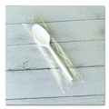 Cutlery | Boardwalk BWKSPOONMWPPIW 5.31 in. Mediumweight Wrapped Polypropylene Spoon Cutlery - White (1000/Carton) image number 4