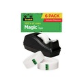 Tape Dispensers | Scotch 810 Magic 0.75 in. x 83.33 ft. 1 in. Core Tape Desktop Dispenser Value Pack - Clear (6/Pack) image number 0