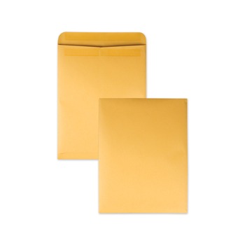 Quality Park QUA44062 Redi-Seal 12 x 15.5 Cheese Blade Flap Catalog Envelope - Brown Kraft (250/Box)