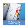 Page Flags | Post-it Tabs 686-RALY 1 in. Wide 1/5-Cut Plain Solid Color Tabs - Assorted Colors (100/Pack) image number 4