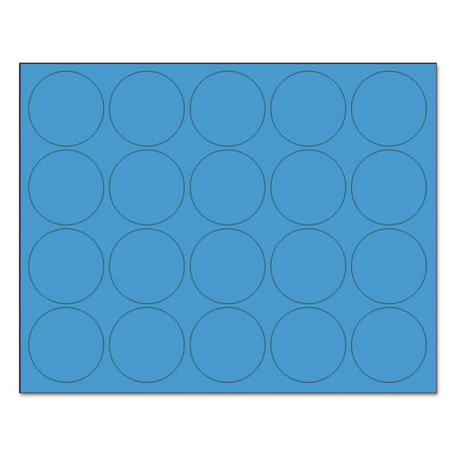 Envelopes & Mailers | MasterVision FM1601 3/4 in. Magnetic Color Coding Dots - Blue (20 Dots/Pack) image number 0