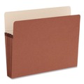 File Folders | Smead 73230 3.5 in. Expansion SuperTab Pockets - Letter Size/Redrope (25/Box) image number 0