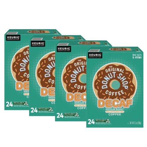 Coffee | The Original Donut Shop 5000341140 Coffee K-Cup Pods - Decaf (96/Carton) image number 0
