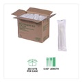  | Eco-Products EP-S015 Plantware Compostable Fork/Knife/Napkin/Spoon Cutlery Kit - Pearl White (250/Carton) image number 6