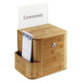 Office Filing Cabinets & Shelves | Safco 4237NA 10 x 8 x 14 Bamboo Suggestion Boxes - Natural image number 2