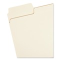 File Folders | Smead 10401 0.75 in. Expansion 1/3-Cut SuperTab Top Tab 14-pt Manila File Folders - Letter Size/Manila (50/Box) image number 1
