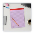 Notebooks & Pads | Universal UNV35884 8.5 in. x 11 in. Colored Perforated 50-Sheet Writing Pads - Wide/Legal Rule, Orchid (1 Dozen) image number 6