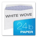 Paper & Printables | Adams 2219C 5.63in. x 9in. Gummed Closure Commercial Flap W-2 Laser Double Window Envelope - White (24/Pack) image number 5
