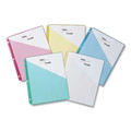 Sheet Protectors | Avery 75254 9.25 in. x 11 in. 3-Hole Punched Binder Pockets - Assorted Colors (5/Pack) image number 2