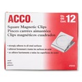 Paper Clips, Binder Clips, & Fasteners | ACCO A7072131A Magnetic Clips with 0.88 in. Capacity - Silver (12/Pack) image number 3