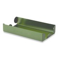 Retail Store Supplies | CONTROLTEK 560067 3.5 in. x 10 in. x 1.75 in. Dimes Stackable Metal Coin Tray - Green image number 0