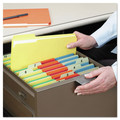File Folders | Smead 16943 1/3-Cut Tabs Assorted Legal Size 0.75 in. Expansion Colored File Folders - Assorted Colors (100/Box) image number 5