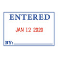 Stamps & Stamp Supplies | COSCO 2000PLUS 011098 0.94 x 1.75 4 in 1 e-Message Completed/Emailed/Entered/Scanned Dater image number 1