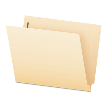 Pendaflex 62714EE SmartShield 2 Fasteners Letter Size End Tab Fastener Folders - Manila Exterior (50/Box)