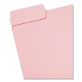 File Folders | Smead 12643 0.75 in. Expansion 1/3-Cut Tabs Colored File Folders - Letter Size/Pink (100/Box) image number 1
